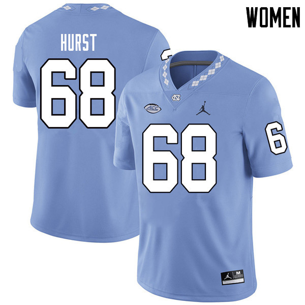 Jordan Brand Women #68 James Hurst North Carolina Tar Heels College Football Jerseys Sale-Carolina B